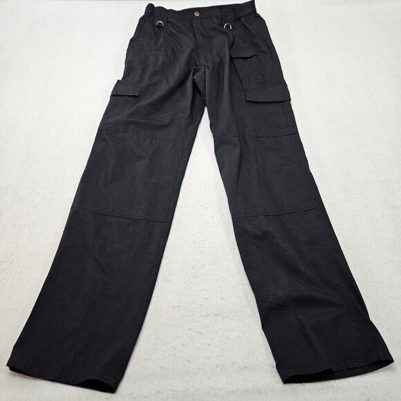CQR Gear Mens Black Tactical Pants 32x34 Water Repellent Ripstop TLP105 Cargo - Picture 1 of 7